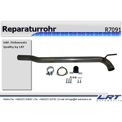 Photo Repair Pipe, catalytic converter LRT R7091