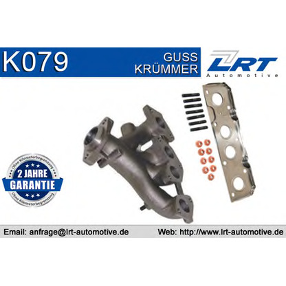 Photo Mounting Kit, exhaust manifold LRT K079