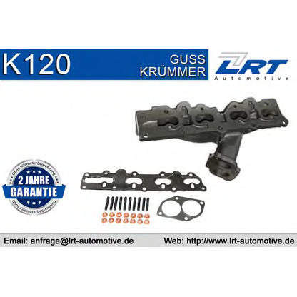 Photo Manifold, exhaust system LRT K120