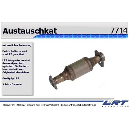 Photo Mounting Kit, catalytic converter LRT 7714