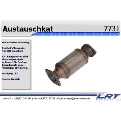 Photo Mounting Kit, catalytic converter LRT 7731