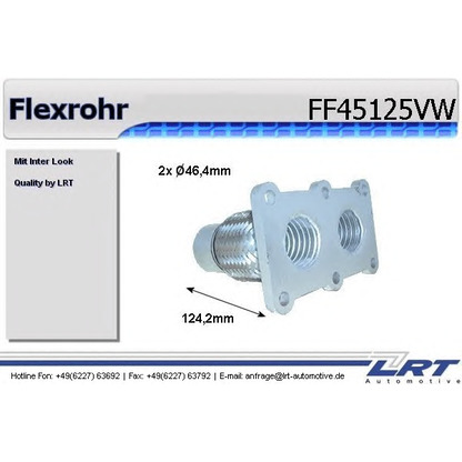 Foto Flexrohr, Abgasanlage LRT FF45125VW