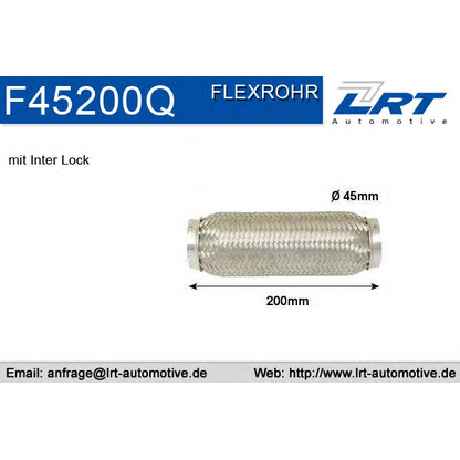 Photo Flex Hose, exhaust system LRT F45200Q