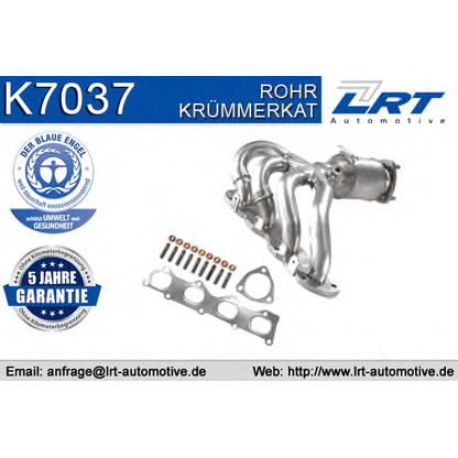 Photo Manifold Catalytic Converter LRT K7037
