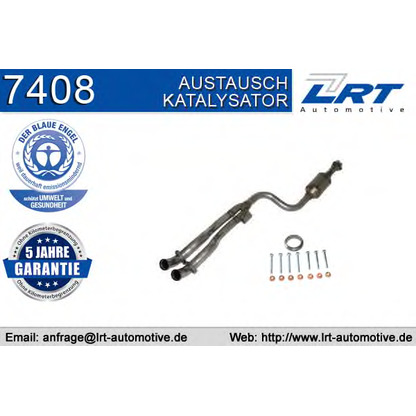 Photo Kit d'assemblage, catalyseur LRT 7408