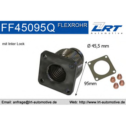 Photo Flex Hose, exhaust system LRT FF45095Q
