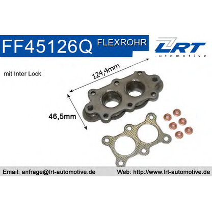 Foto Flexrohr, Abgasanlage LRT FF45126Q