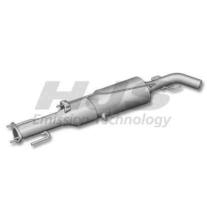Photo Soot/Particulate Filter, exhaust system HJS 93145005