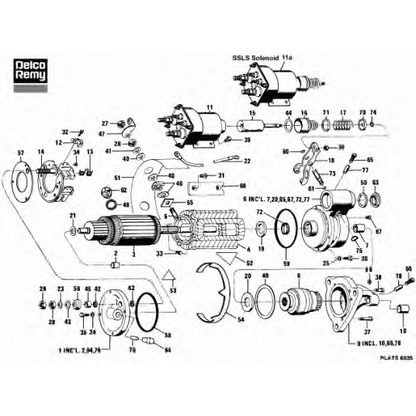 Foto Motor de arranque DELCO REMY 1114865