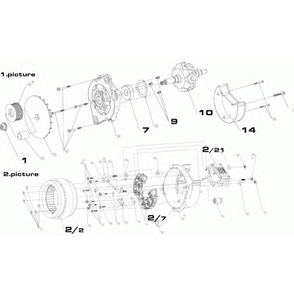 Foto Alternador DELCO REMY 19011108