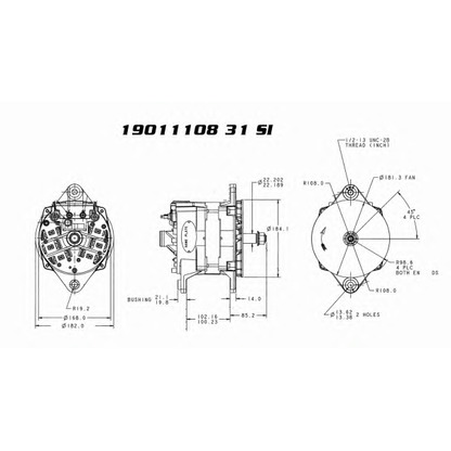 Foto Alternador DELCO REMY 19011108