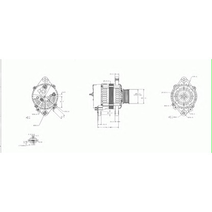 Foto Alternador DELCO REMY 19020609