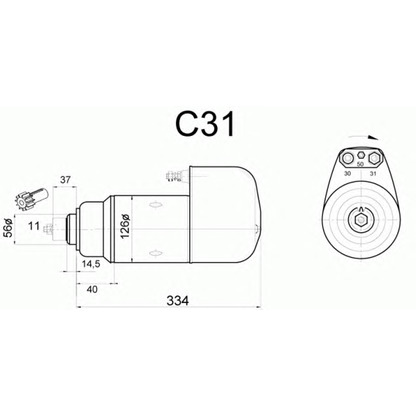 Foto Motor de arranque DELCO REMY 19024019