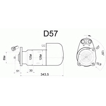 Foto Motorino d'avviamento DELCO REMY 19024062