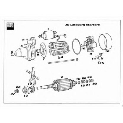 Zdjęcie Rozrusznik DELCO REMY 19024229