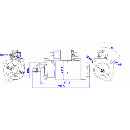 Foto Motor de arranque DELCO REMY 19024266