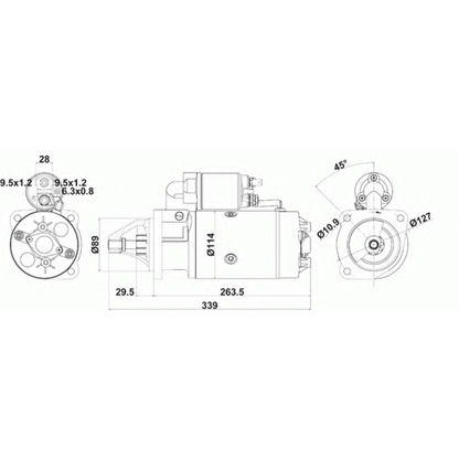 Foto Motor de arranque DELCO REMY 19024291