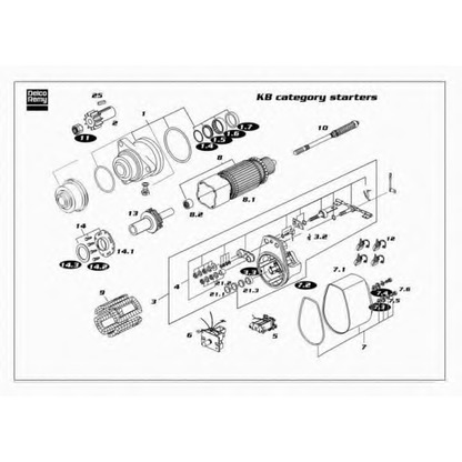 Foto Kit de reparación DELCO REMY 19024385