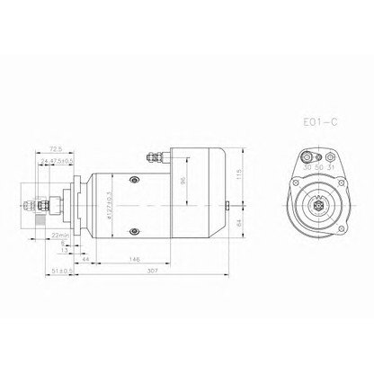 Foto Motorino d'avviamento DELCO REMY 19024568