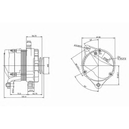 Foto Alternatore DELCO REMY 19025055