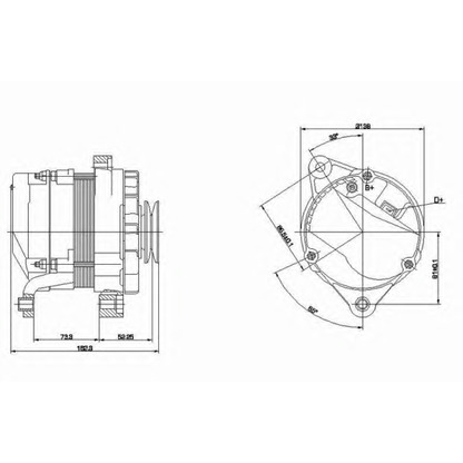 Foto Alternador DELCO REMY 19025066