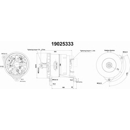 Zdjęcie Alternator DELCO REMY 19025333