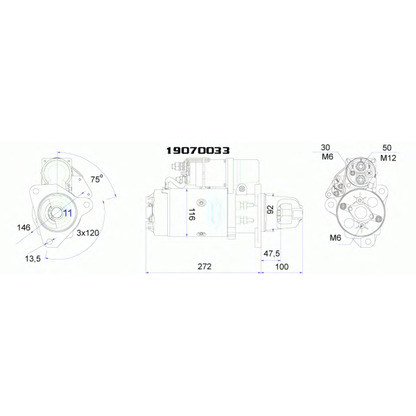 Foto Motor de arranque DELCO REMY 19070033