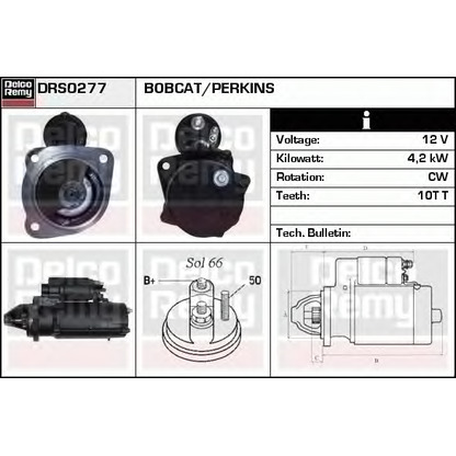 Foto Starter DELCO REMY DRS0277