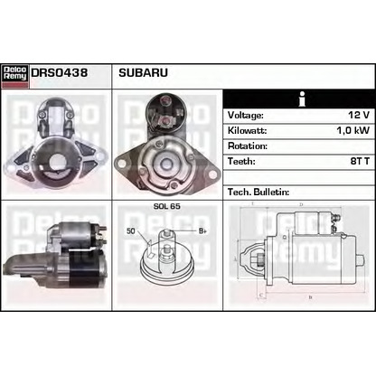 Foto Starter DELCO REMY DRS0438