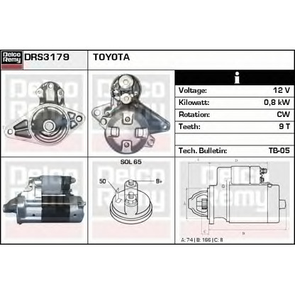 Foto Starter DELCO REMY DRS3179