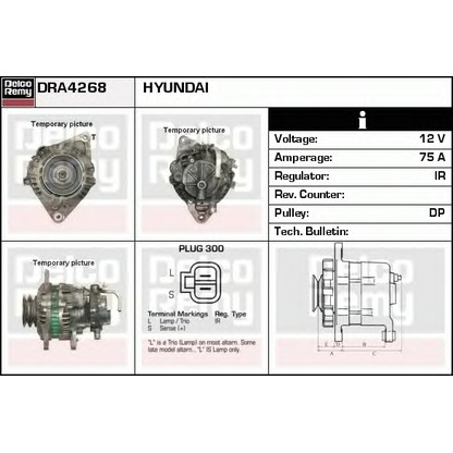 Zdjęcie Alternator DELCO REMY DRA4268