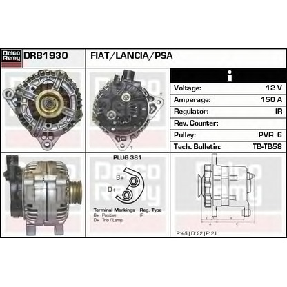 Zdjęcie Alternator DELCO REMY DRB1930