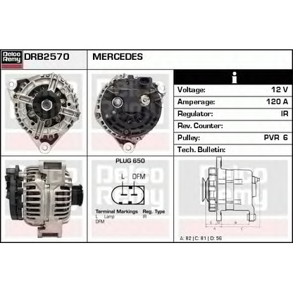 Foto Alternador DELCO REMY DRB2570