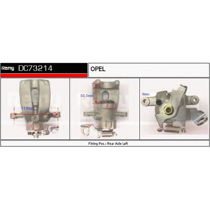 Photo Brake Caliper DELCO REMY DC73214
