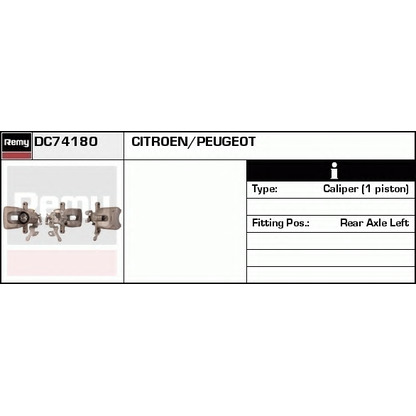 Фото Тормозной суппорт DELCO REMY DC74180