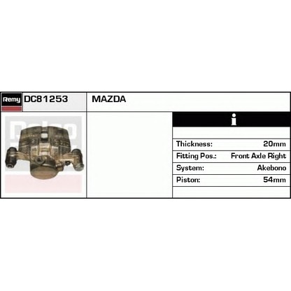 Photo Brake Caliper DELCO REMY DC81253