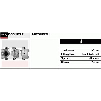 Photo Brake Caliper DELCO REMY DC81272