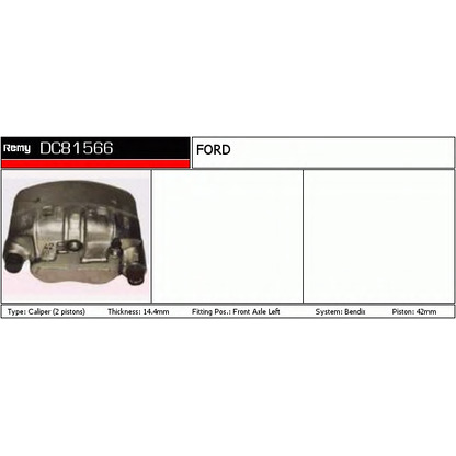 Photo Brake Caliper DELCO REMY DC81566