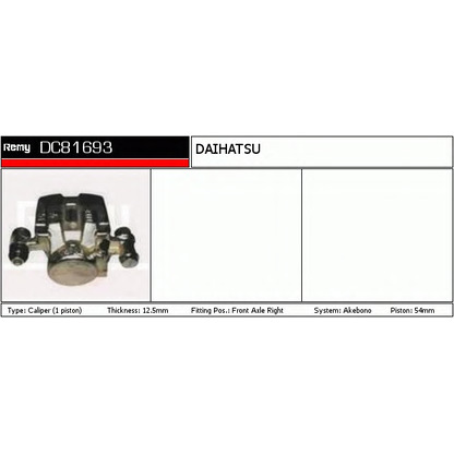 Zdjęcie Zacisk hamulca DELCO REMY DC81693