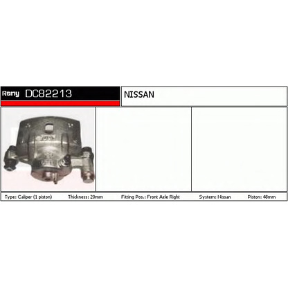 Photo Brake Caliper DELCO REMY DC82213