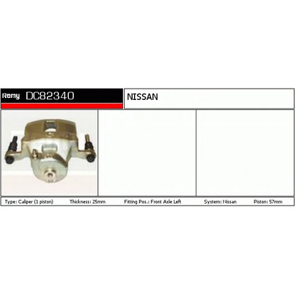 Photo Brake Caliper DELCO REMY DC82340