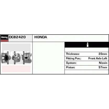 Zdjęcie Zacisk hamulca DELCO REMY DC82420