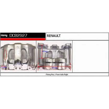 Photo Brake Caliper DELCO REMY DC82927