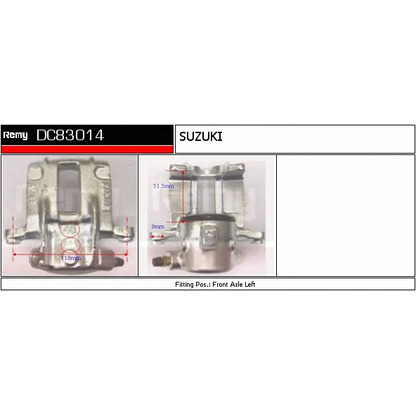 Photo Brake Caliper DELCO REMY DC83014