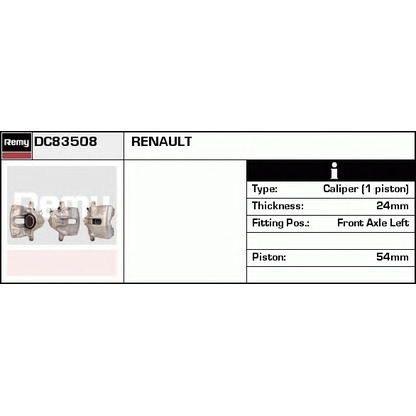 Foto Pinza de freno DELCO REMY DC83508