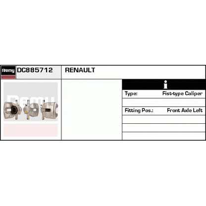 Photo Brake Caliper DELCO REMY DC885712