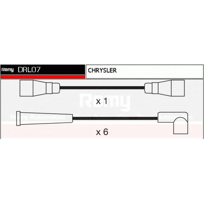 Фото Комплект проводов зажигания DELCO REMY DRL07