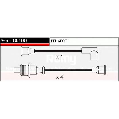 Foto Zündleitungssatz DELCO REMY DRL100