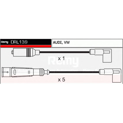 Photo Kit de câbles d'allumage DELCO REMY DRL139