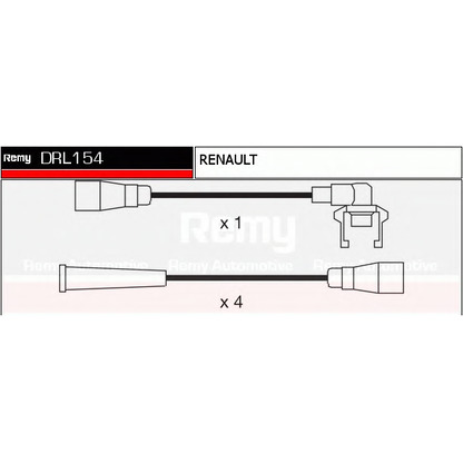 Фото Комплект проводов зажигания DELCO REMY DRL154